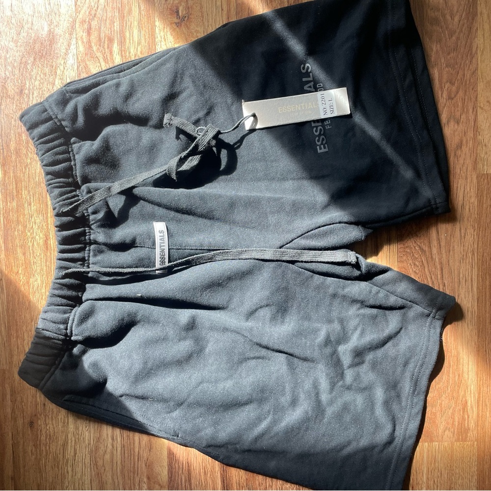 Fear of God Essentials Charcoal Shorts